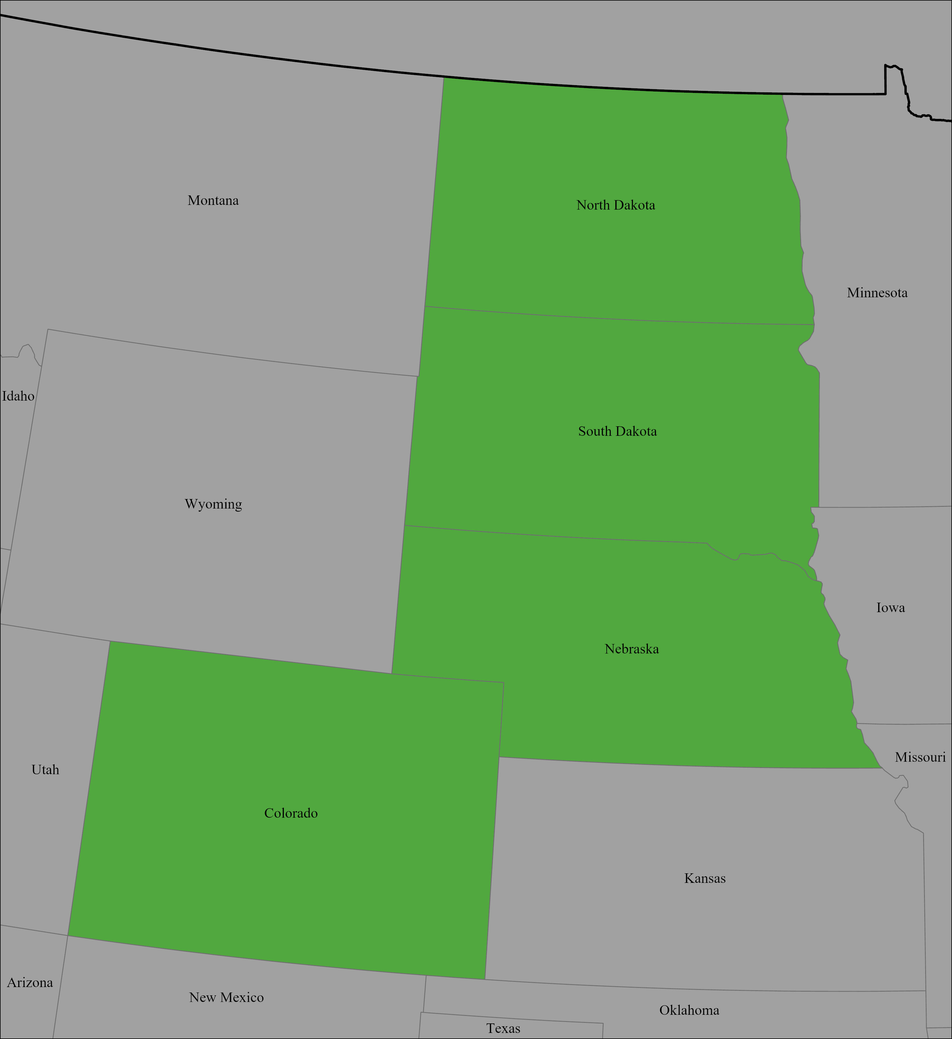 Colorado Mission Map 1900